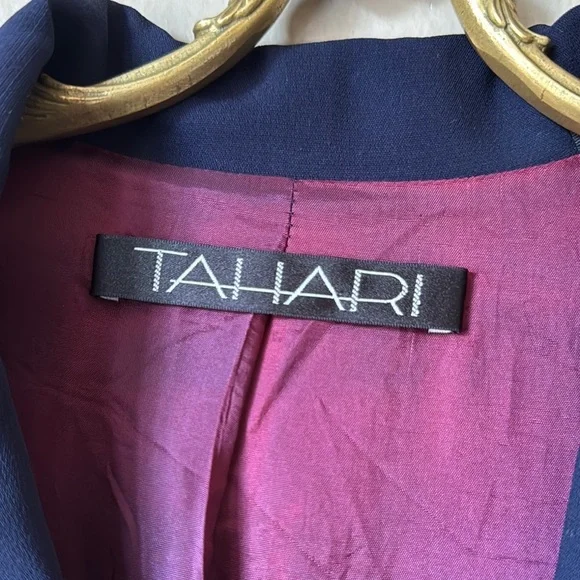 Tahari One Button Long Coat - Picture 3 of 5